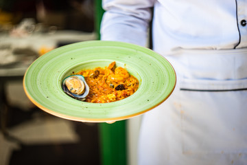 Risotto with sea food