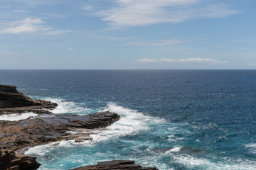 Stunning Lanai lookout vista on Oahu, Hawaii