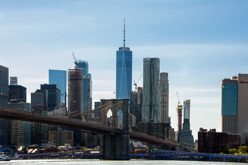 Panorámica puente Brooklyn y Manhattan