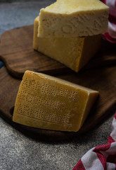 Italian cheese concept