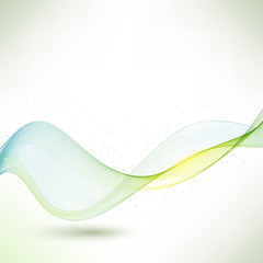 abstract green background with waves