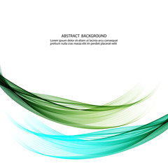 abstract background with waves