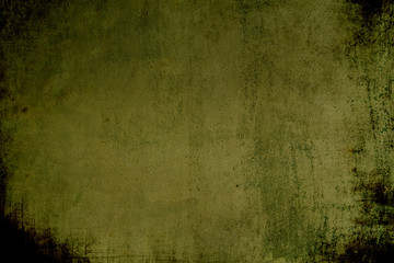 dark green rusty wall background or texture