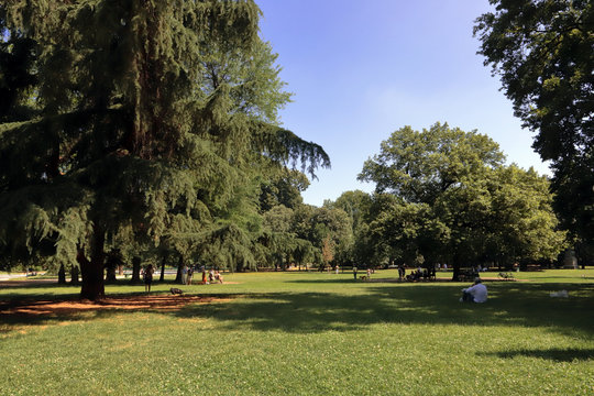 parco cittadino a milano in italia 