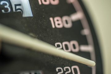 closeup of a control panel