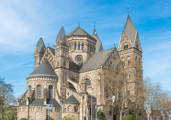 Fototapeta na wymiar Sacred Heart Church (Herz-Jesu-Kirche) Koblenz Rhineland Palatinate (Rheinland-Pfalz)