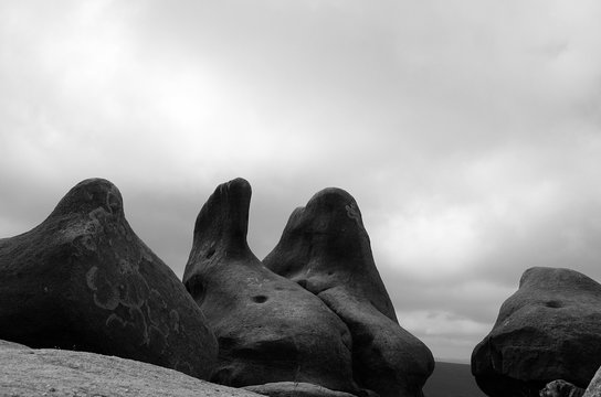 Rock Formation Kinder Scout Edale