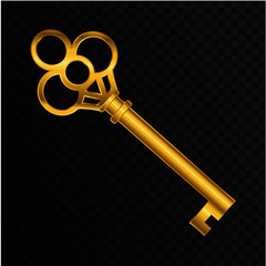 Key, Vector realistic object