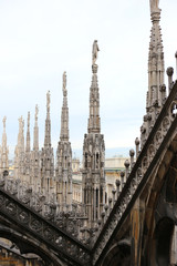 Fototapeta na wymiar Cathedral of Milan, Italy