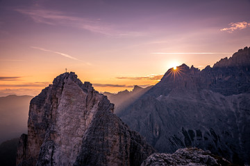  Cima Una 2698m in the early morning hours (Italy)