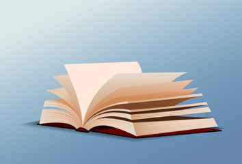 open book vector 