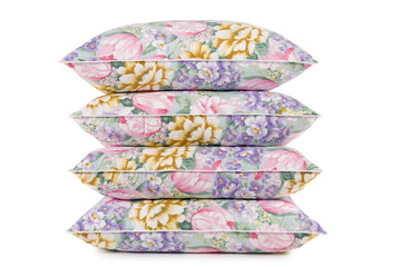 pillows on pure white background