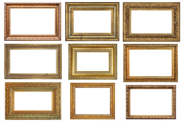 Set of golden frames