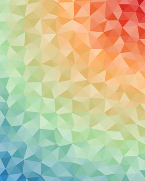 Abstract Delaunay Voronoi trianglify Generative Art background illustration