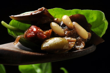 Caponata ft8108_1929 Capunata  Cucina siciliana カポナータ Капоната