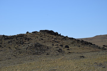 Near the Uybat river.Khakassia.