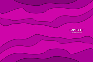 Minimal abstract paper art background, vector