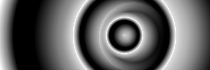 Digital Art, panoramic abstract three-dimensional objects with soft lighting, Germany