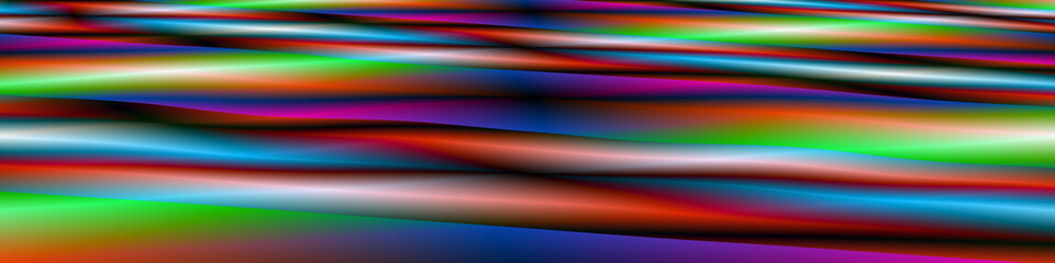 Digital Art, panoramic abstract three-dimensional objects with soft lighting, Germany