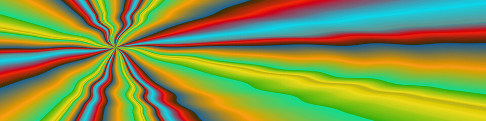 Digital Art, panoramic abstract three-dimensional objects with soft lighting, Germany