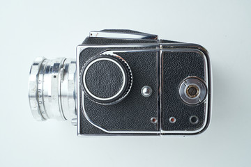 Old school medium format film camera 