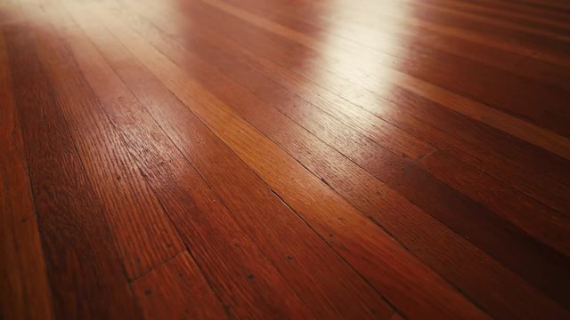 Hardwood Floor Close Up Move Forward. view moves forward on a close up view of hardwood flooring on an angle