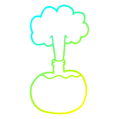cold gradient line drawing cartoon experiment potions