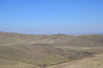 Near the Uybat river.Khakassia.