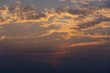 夕方の空