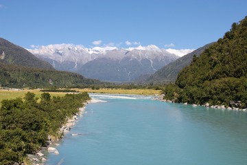 Naklejka na ściany i meble New Zealand river