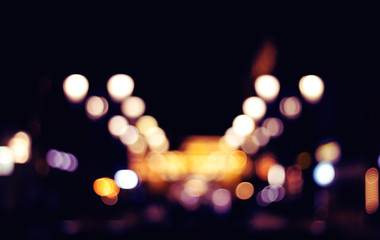 Fototapeta premium city lights at night