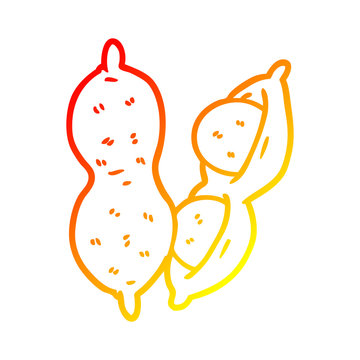 recommend clip art: warm gradient line drawing cartoon peanuts