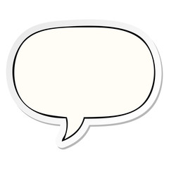 cartoon speech bubble sticker and speech bubble sticker