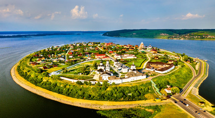 The town-island of Sviyazhsk in Russia