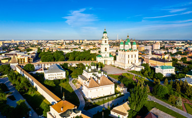 Astrakhan Cathedral within the Kremlin, Russia
