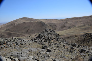 Near the Uybat river.Khakassia.