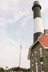 Obraz premium Fire Island Lighthouse, New York seashore