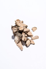 herbal medicine on white background.