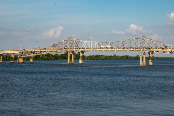 Highway Bridge over the Tennessee River in Decatur Alabama
