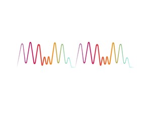  sound wave ilustration logo vector icon template