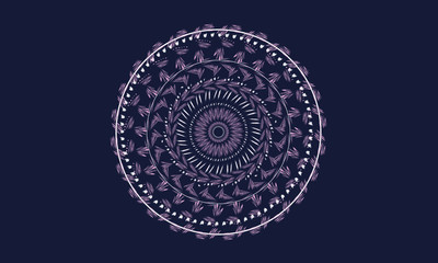 Romantic Mandala pattern