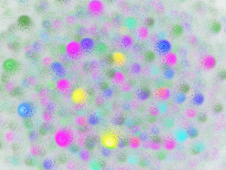 rainbow abstract fractal background 3d rendering illustration