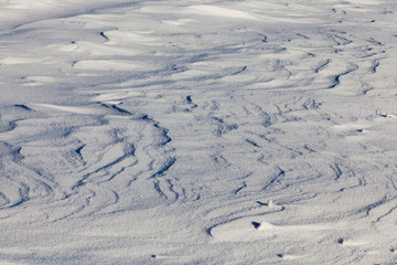 Deep snowdrifts