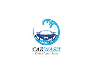 Car Wash business logo template