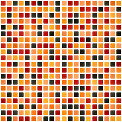 Rounded square pattern. Seamless vector background