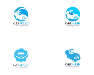 Car Wash logo Business template design