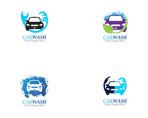 Car Wash logo Business template design