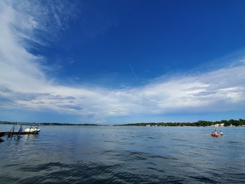 boat on lake