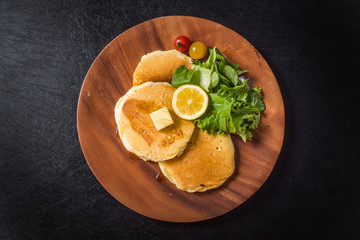 パンケーキセット Very delicious homemade pancake set