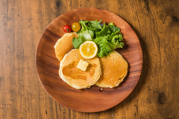 パンケーキセット Very delicious homemade pancake set